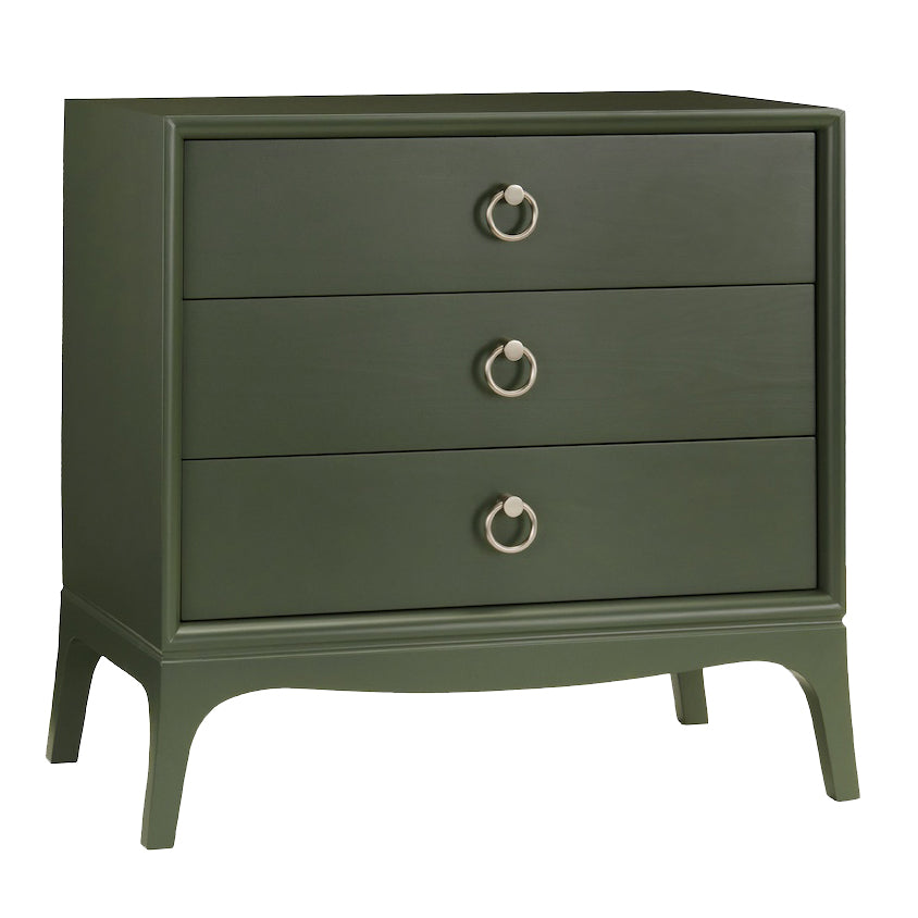 Redford House Fiona 3 Drawer Nightstand Set of 2