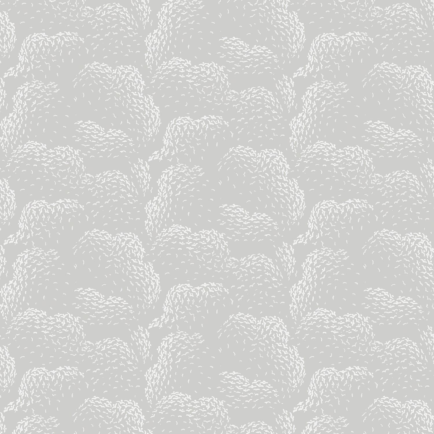 Mitchell Black Flock Wallpaper