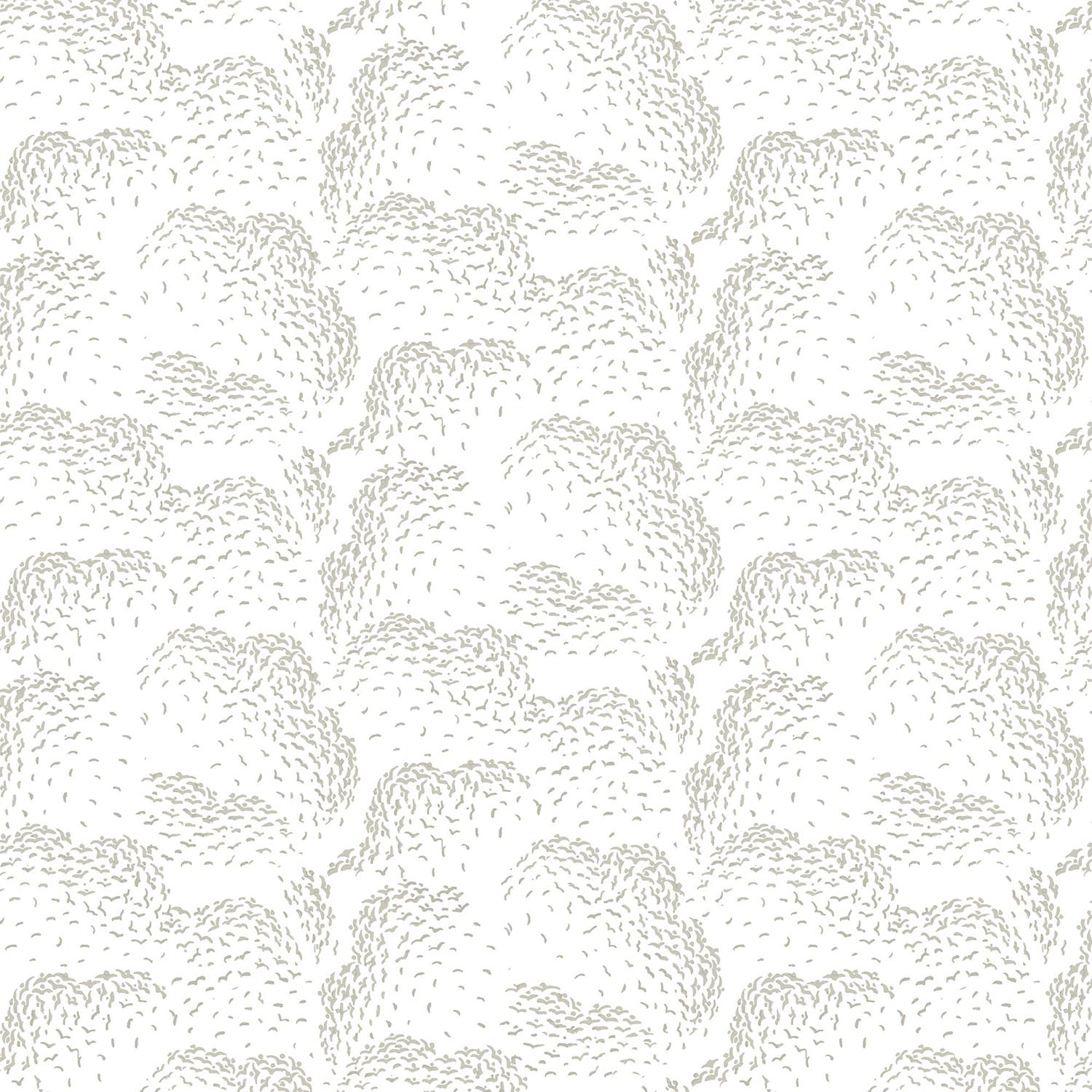 Mitchell Black Flock Wallpaper