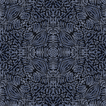 Mitchell Black Floral Spiral Wallpaper