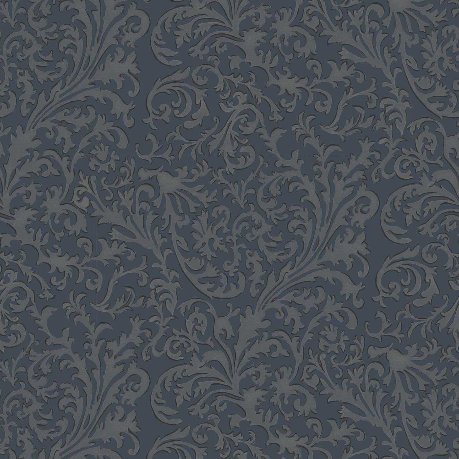 Mitchell Black Florentine Vine Wallpaper