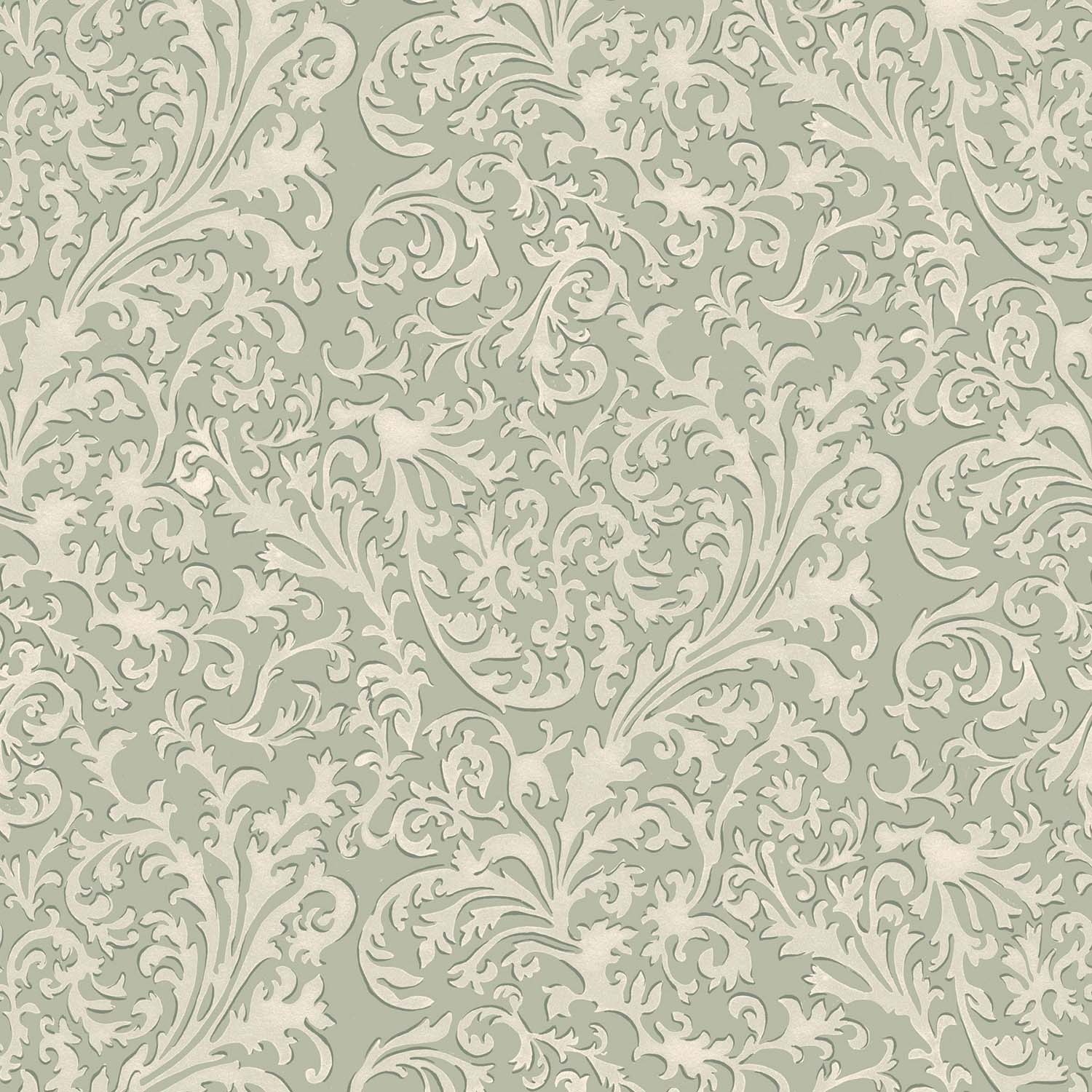 Mitchell Black Florentine Vine Wallpaper