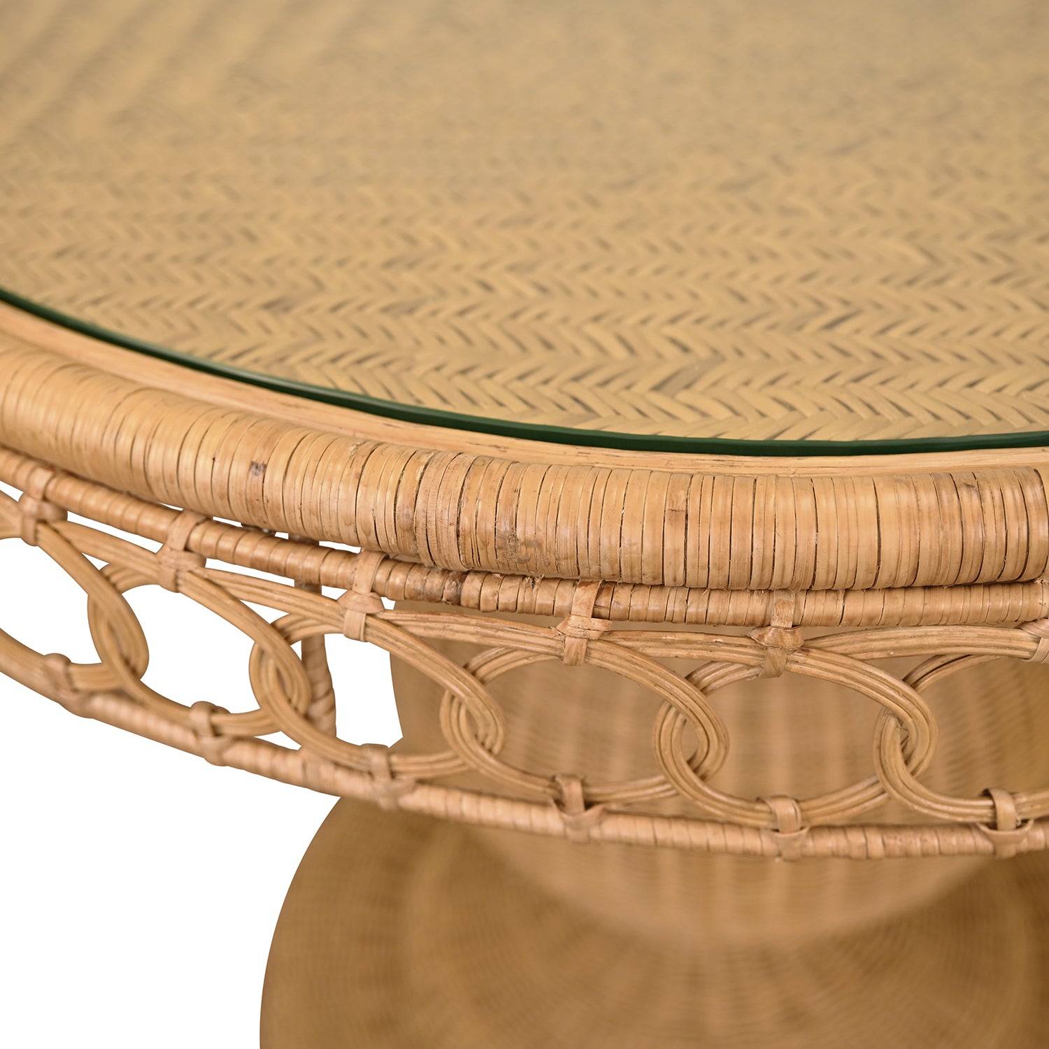 Gabrielle 40 Pedestal Dining Table styled in a room setting