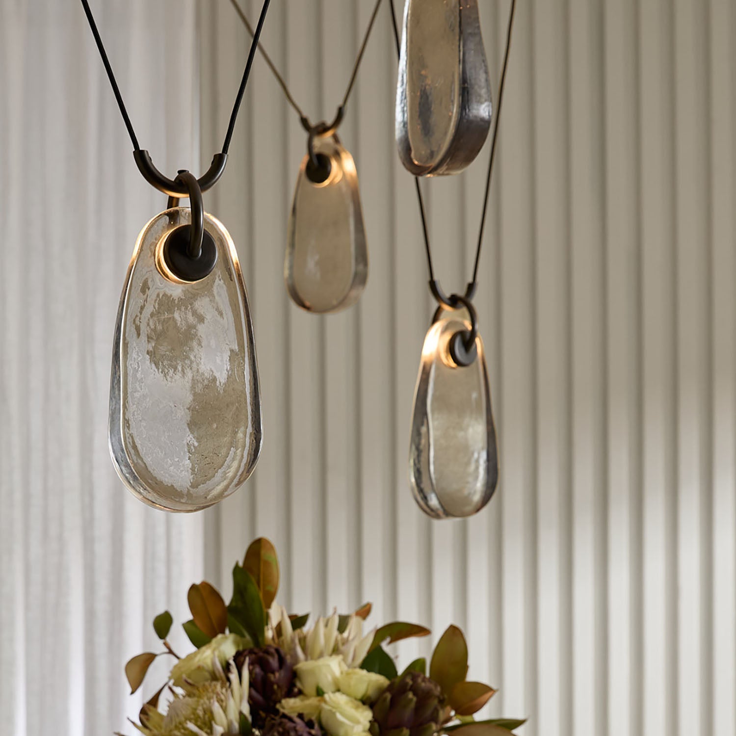 Arteriors Melt Bronze Chandelier