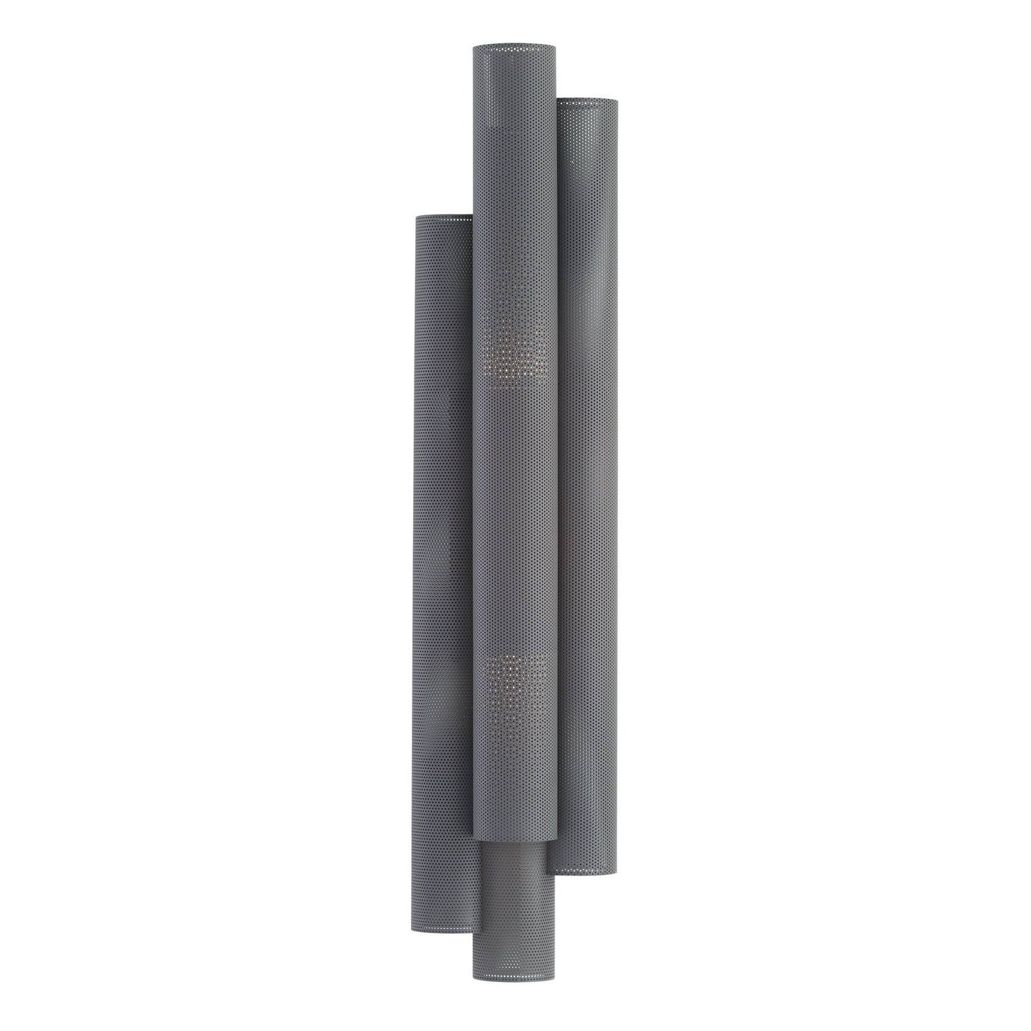 Arteriors Punch Marine Grade Matte Black Oversized Outdoor Wall Sconce