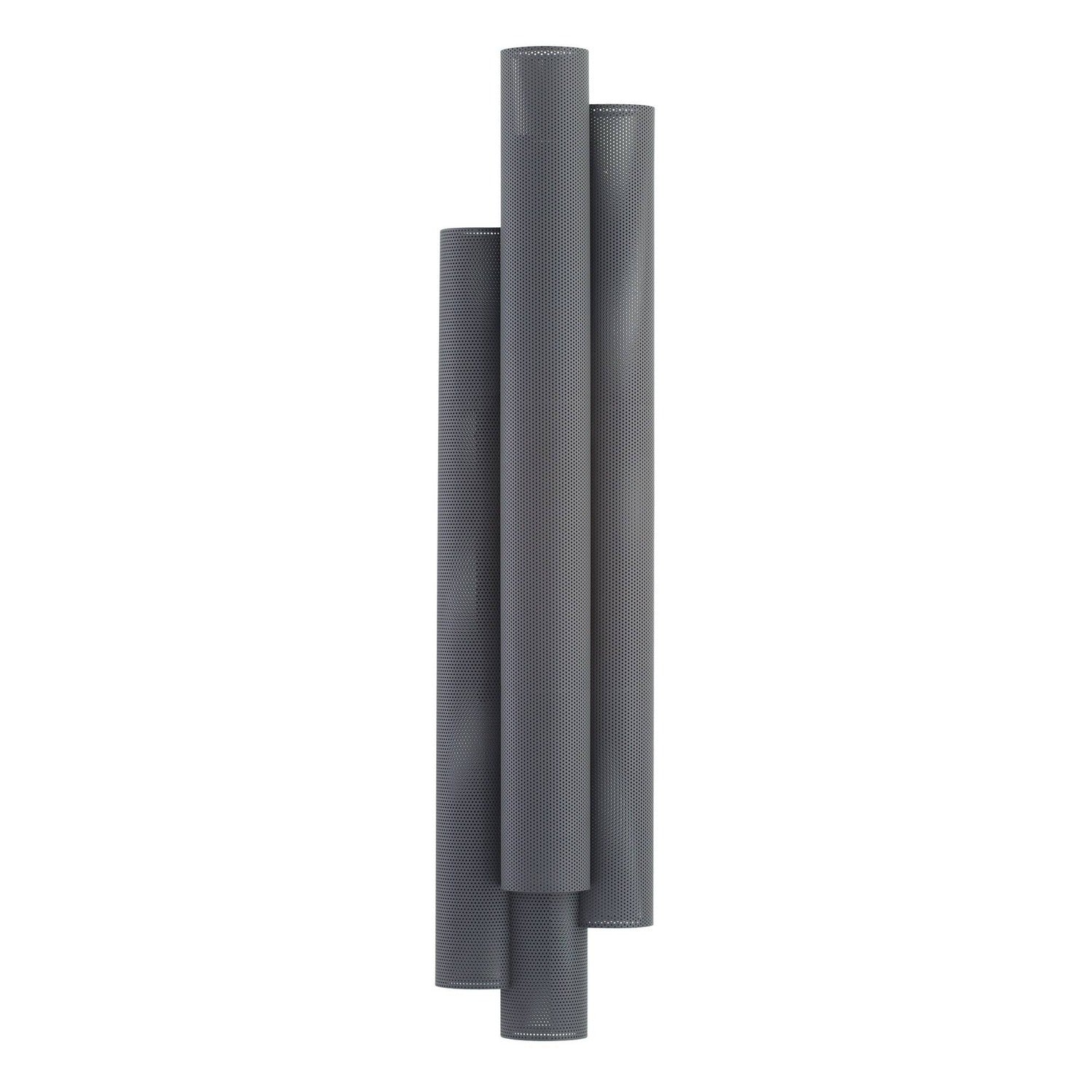 Arteriors Punch Marine Grade Matte Black Oversized Outdoor Wall Sconce