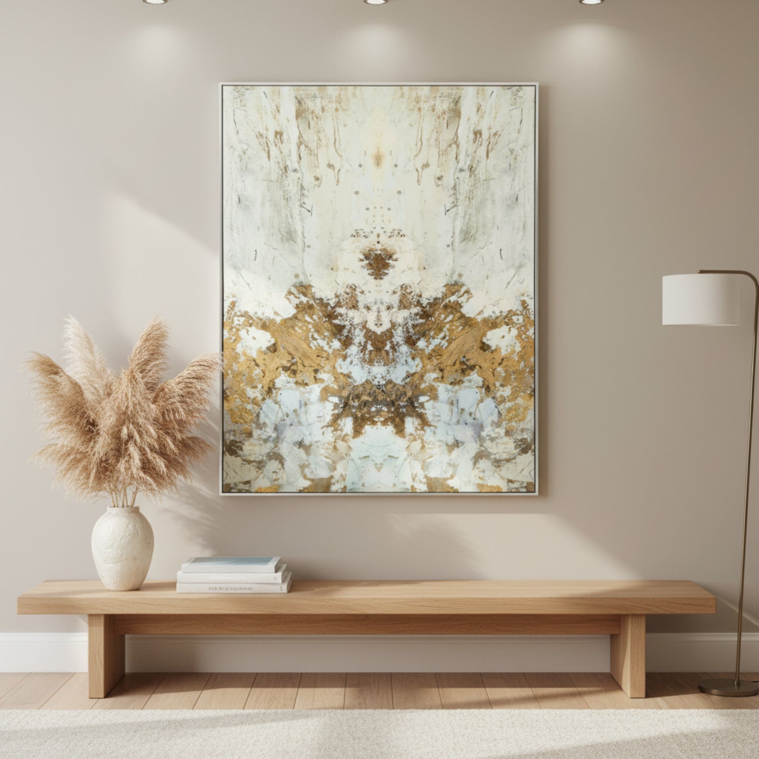 John Richard Mark Mcdowell's Gilded Ivory Framed Art