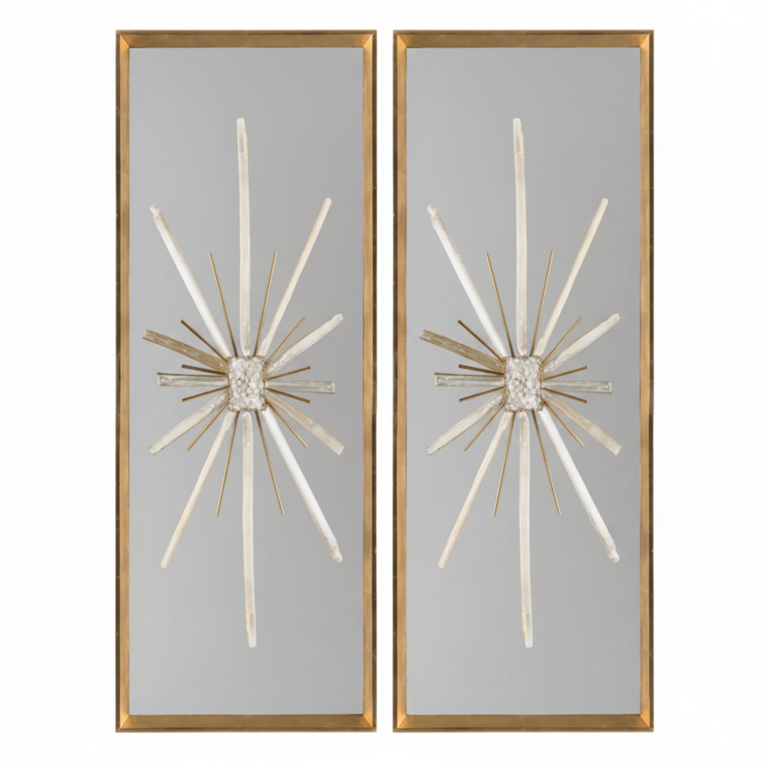 John Richard North Star Wall Mirror Decor Set of 2