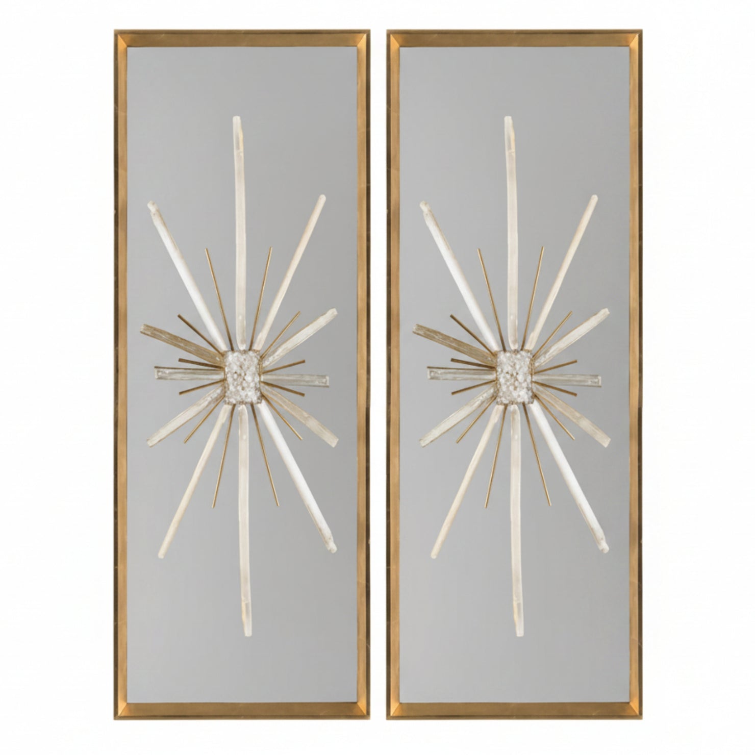 John Richard North Star Wall Mirror Decor Set of 2