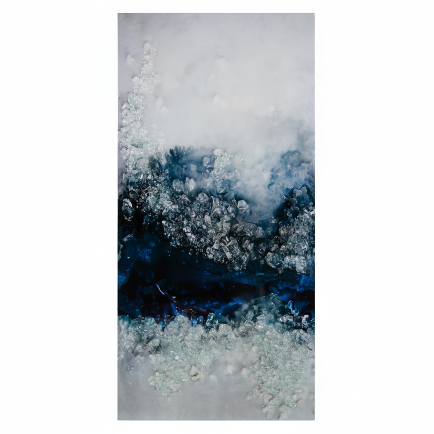 John Richard Mary Hong's Flowing River Triptych Framed Art Set of 3