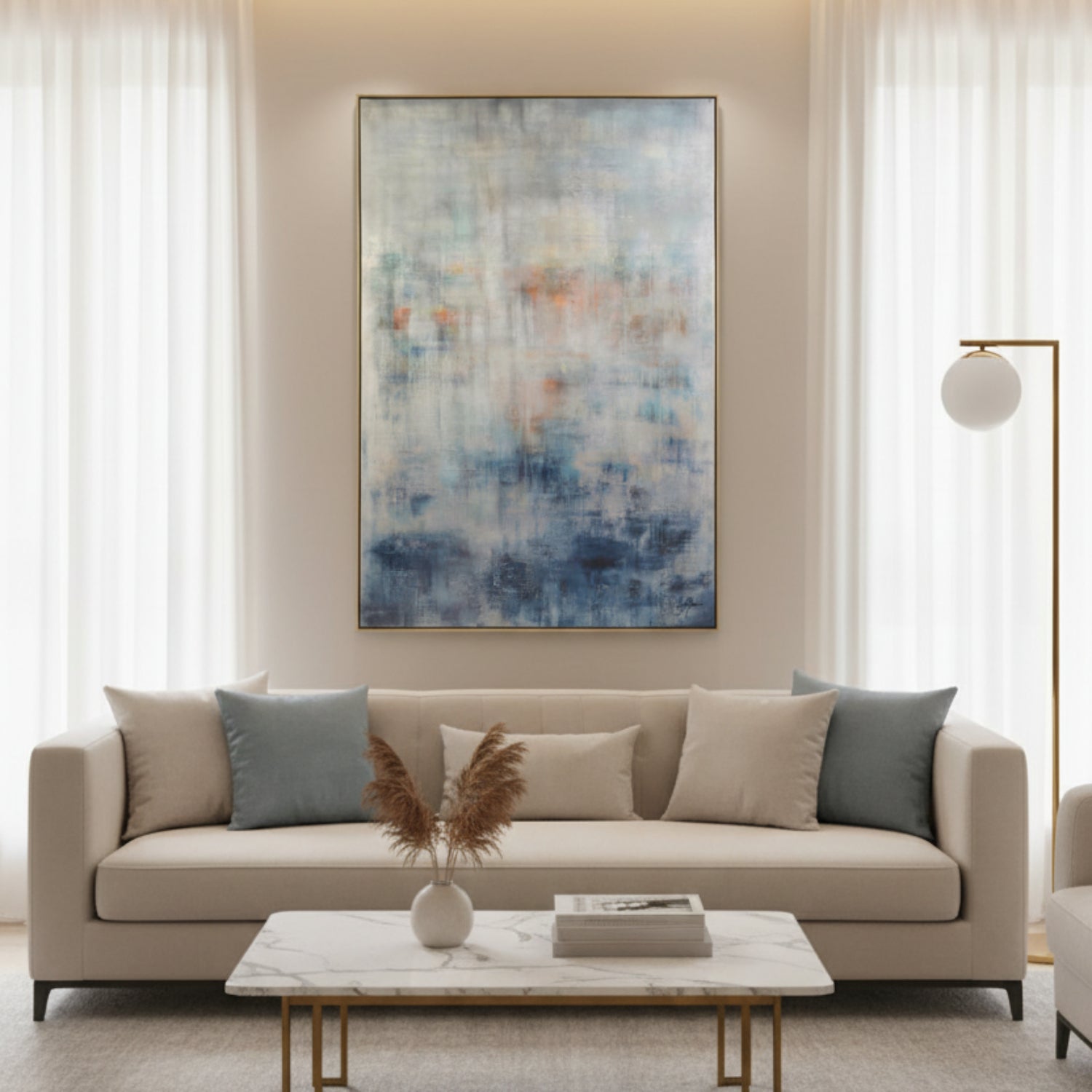 John Richard Shaye Rawson's Spring Rain Framed Art