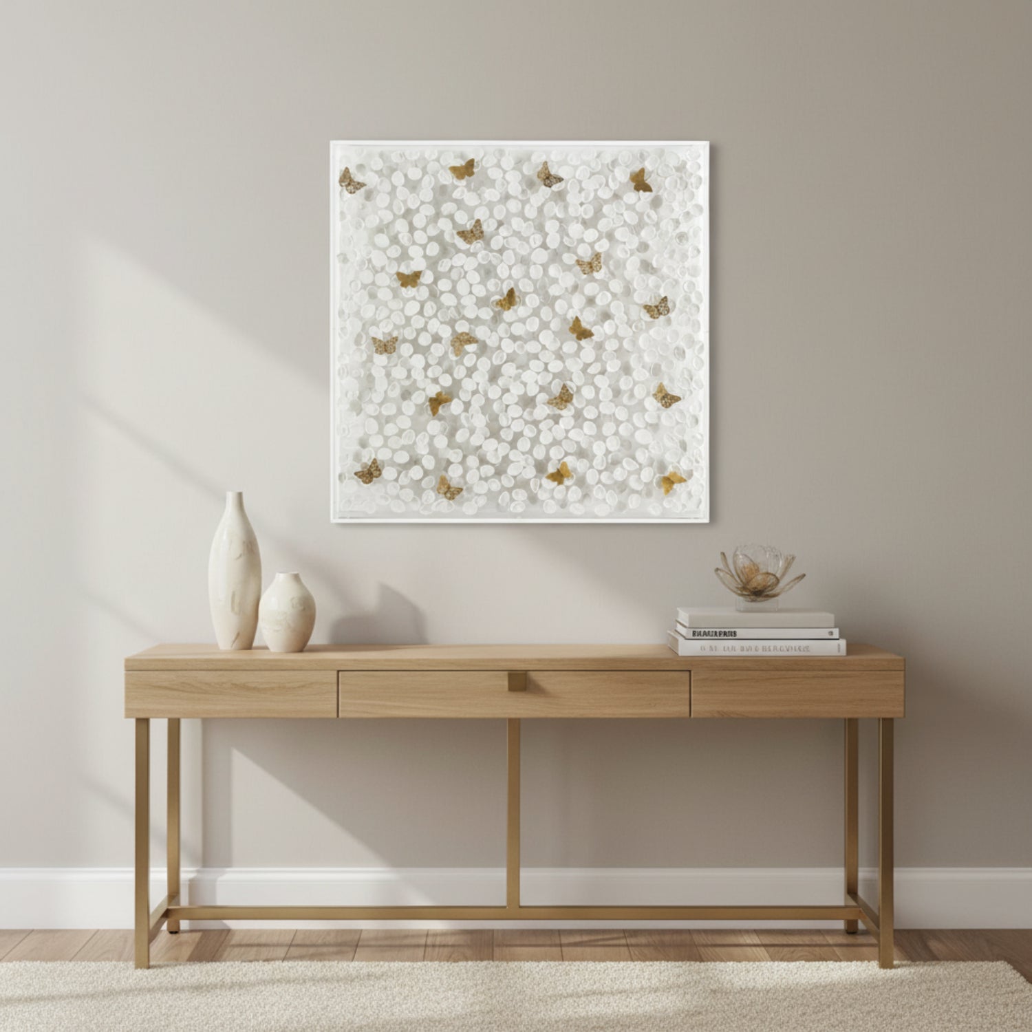 John Richard Petals and Butterflies Shadowbox