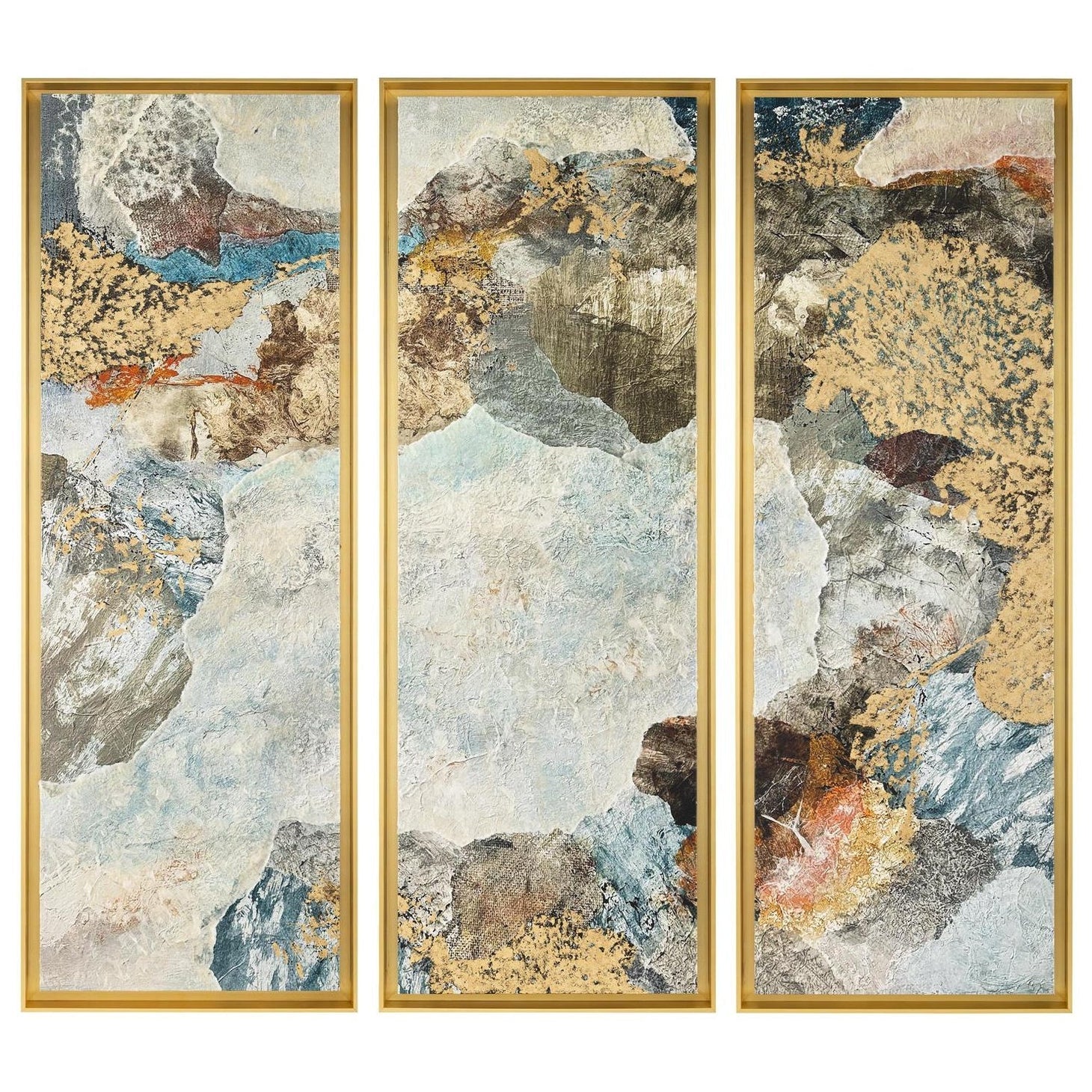 John Richard Abbe Kalman's Quarries Triptych Framed Art Set of 3