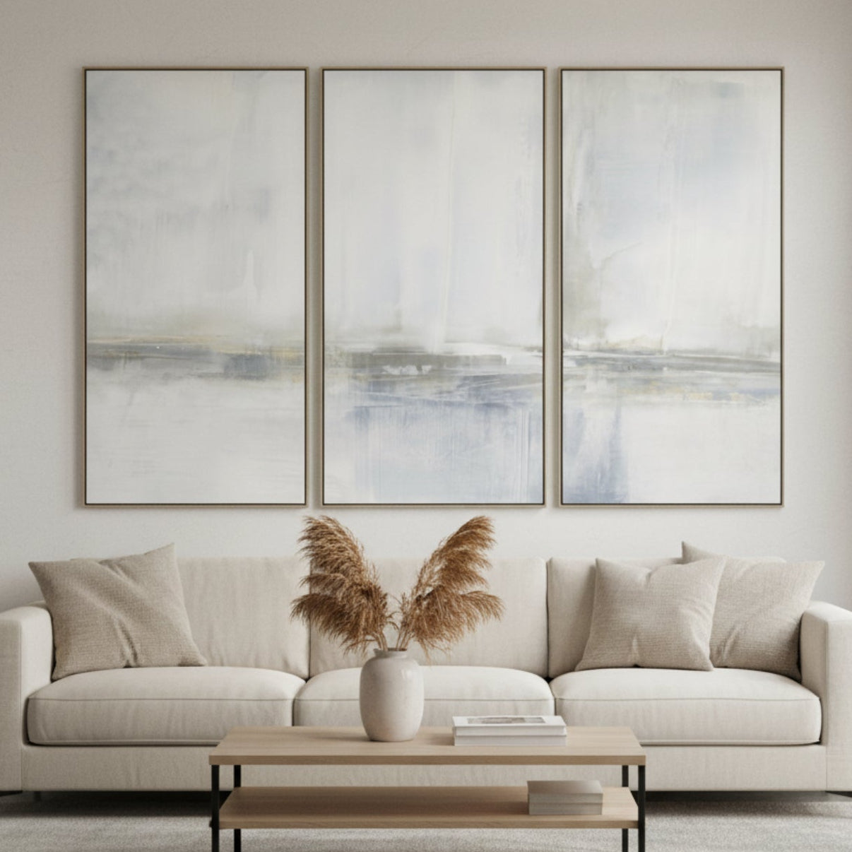 John Richard Carol Benson-Cobb Subtle Persuasion No. 1-3 Large Framed Art Set of 3