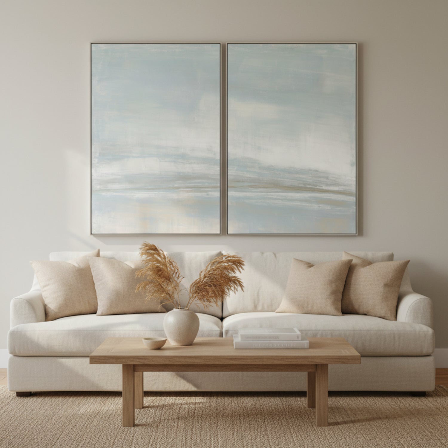 John Richard Carol Benson-Cobb Salt in the Horizon No. 1-2 Large Framed Art Set of 2