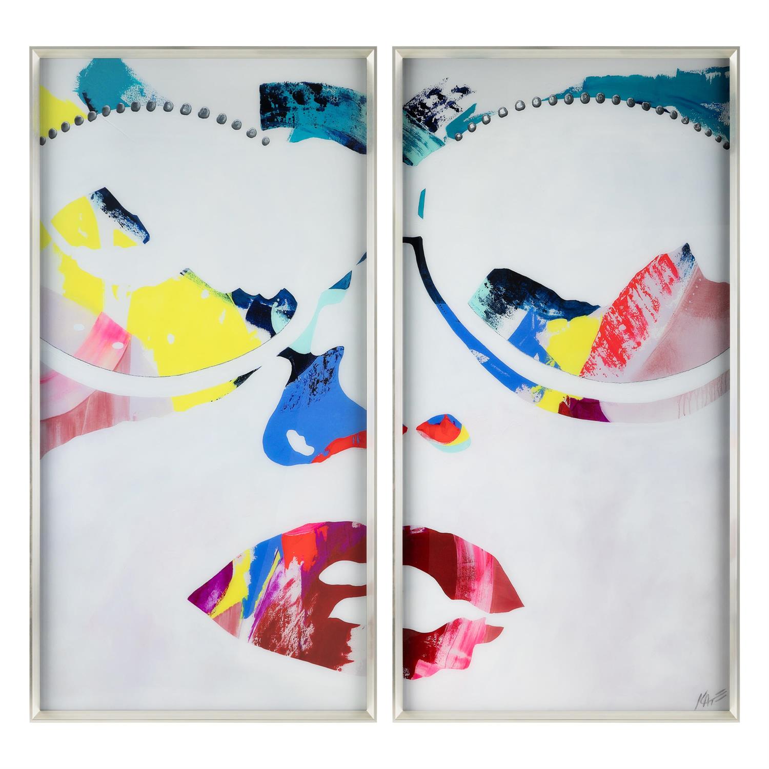 John Richard Kate Deossie's Iconic Framed Art Set of 2