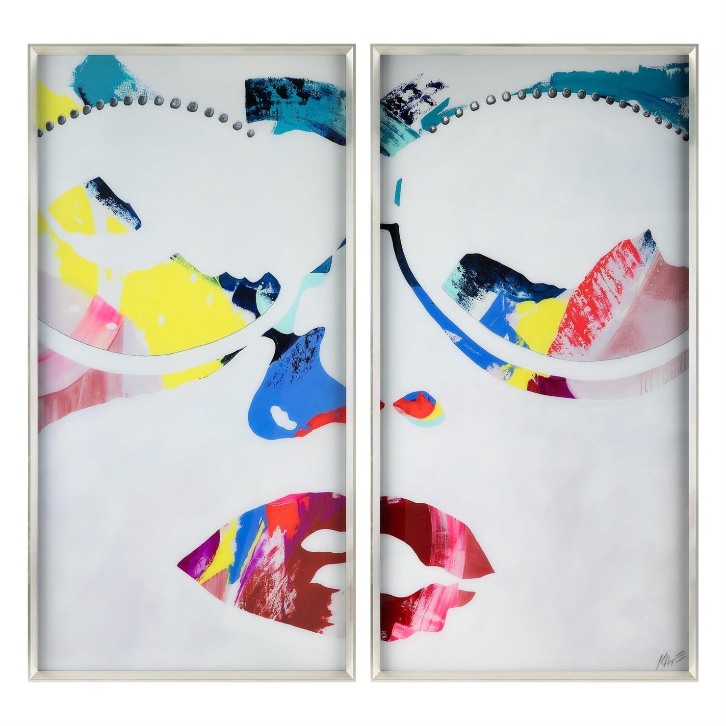 John Richard Kate Deossie's Iconic Framed Art Set of 2