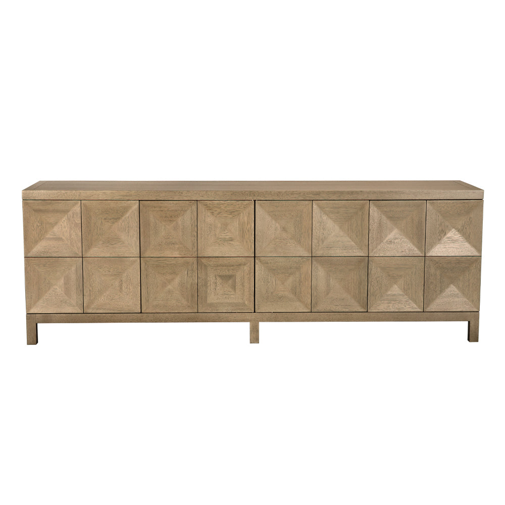 Noir Quadrant 4 Door Sideboard