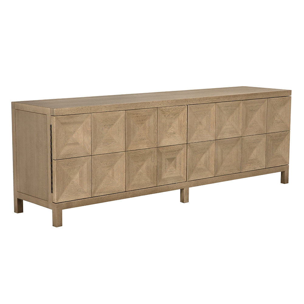 Noir Quadrant 4 Door Sideboard