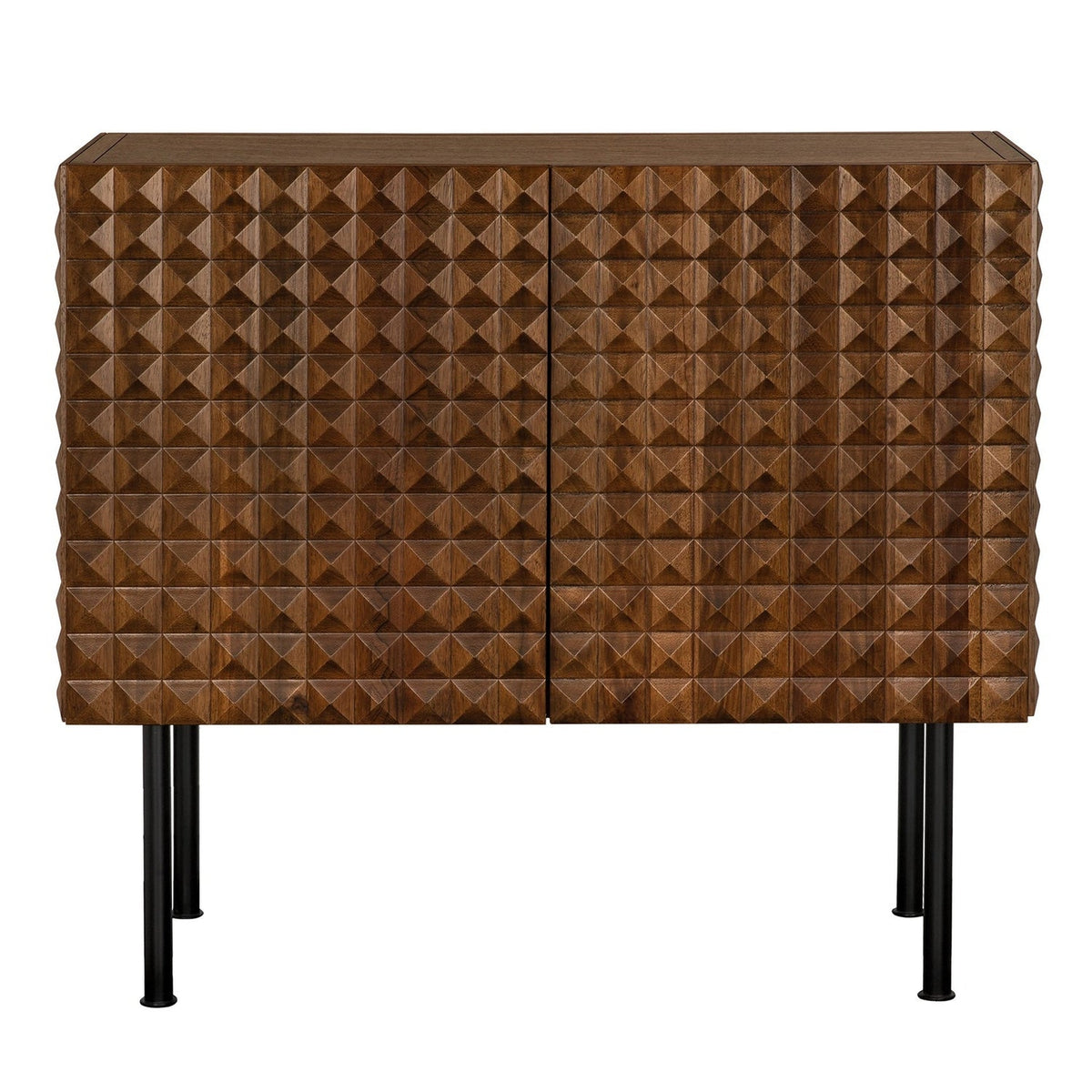 Noir Turku Sideboard with Iron Base