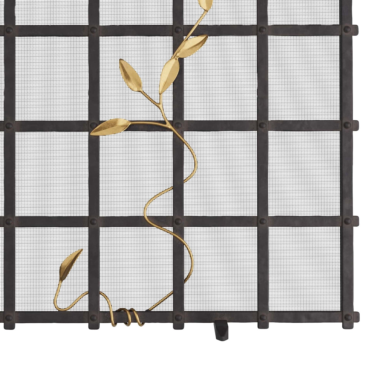 Barry Dixon for Arteriors Rivet Fire Screen