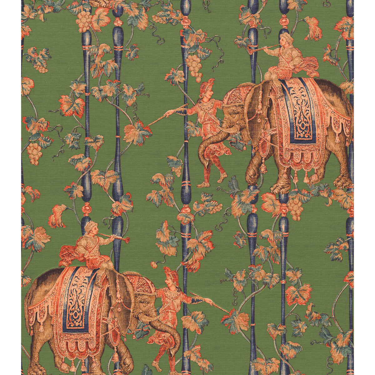 Gaston Y Daniela Elefantes Verde Wallpaper