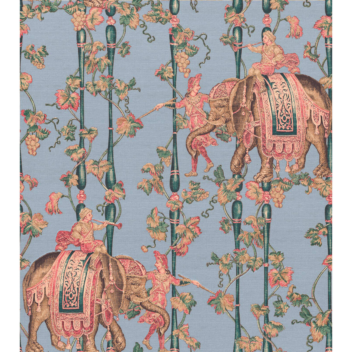 Gaston Y Daniela Elefantes Azul Claro Wallpaper