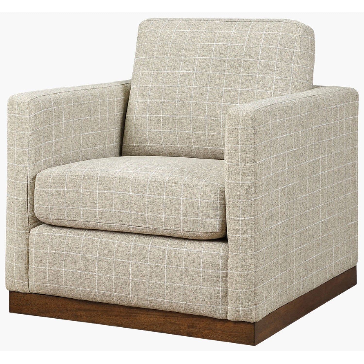 Glendon Polyester Swivel Chair