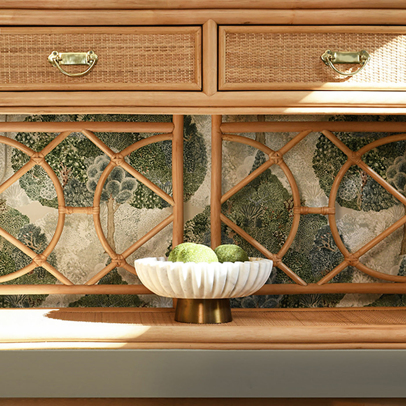 Worlds Away Gideon 2 Drawer Console Table