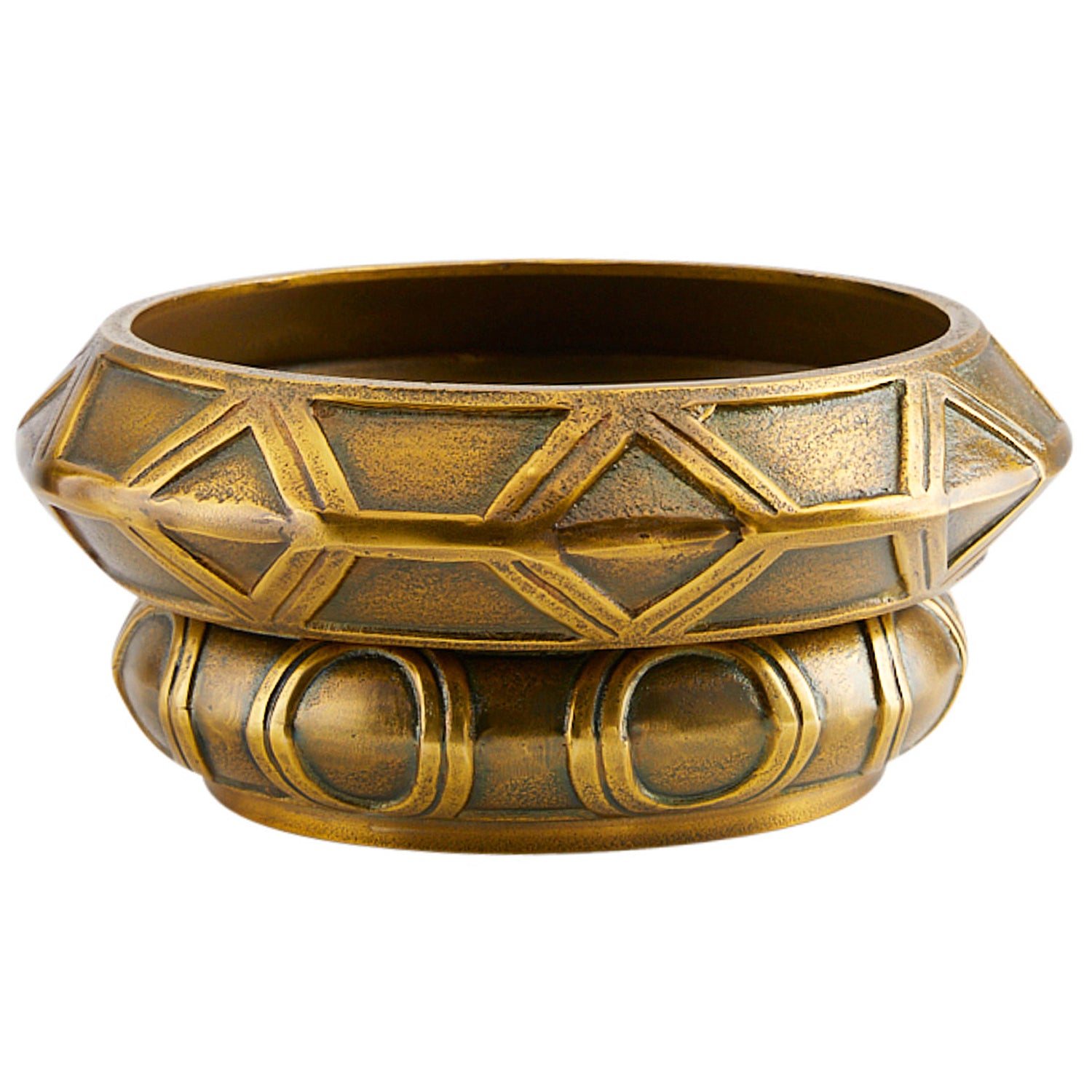 Laura Kirar for Arteriors Millenia Stacked Small Centerpiece Set of 2