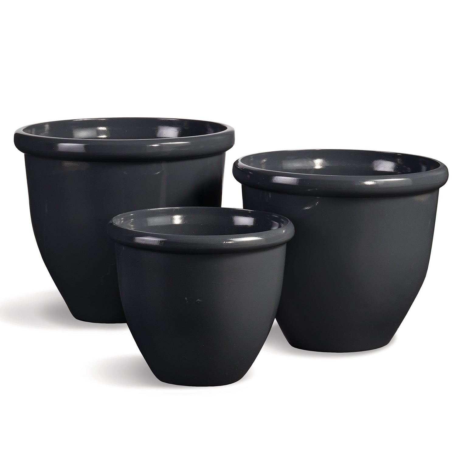 Glazelite Garden Pot Set of 3