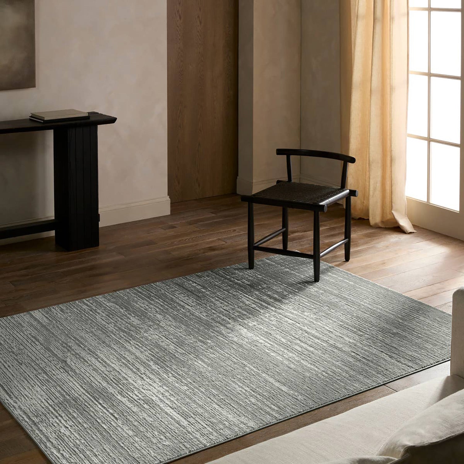 Label J by Jaipur Living Gallium Tungsten Power Loomed Rug