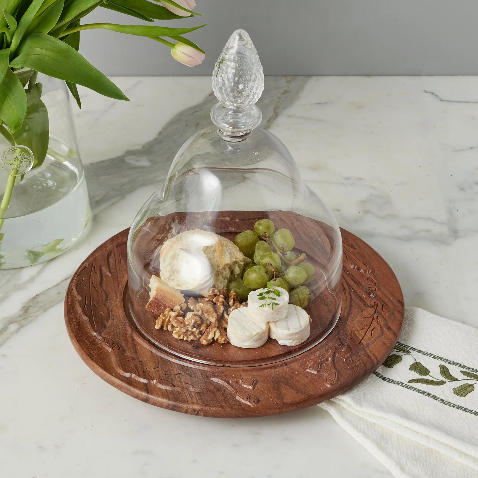 Etu Home Teardrop Glass Cloche