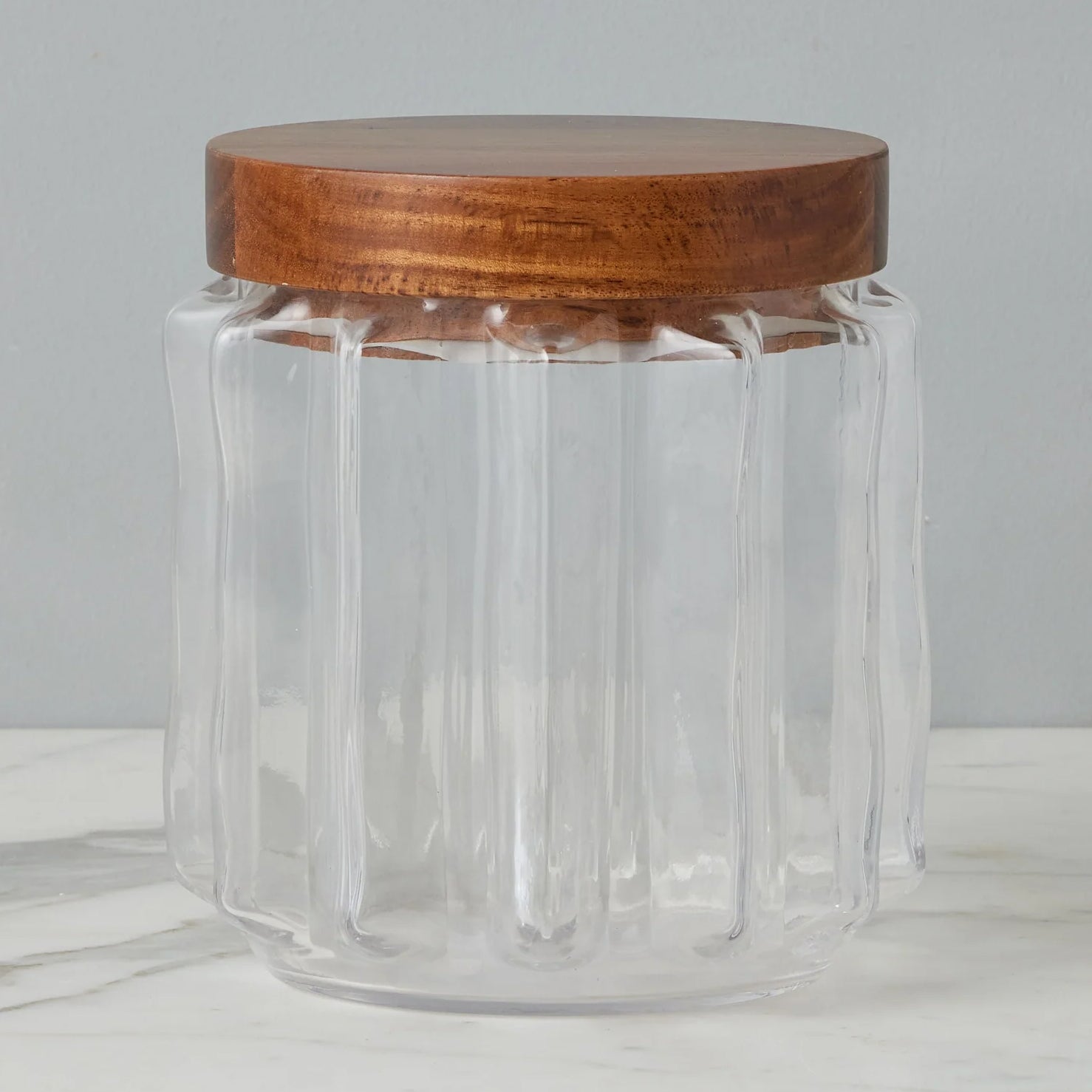 Etu Home Fluted Glass Canister
