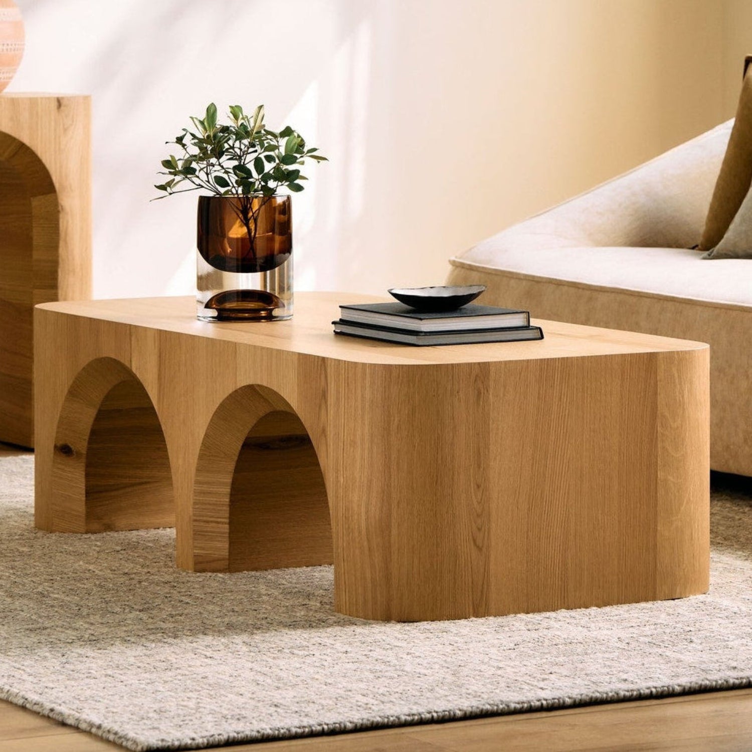 Grayson Oak Veneer Coffee Table