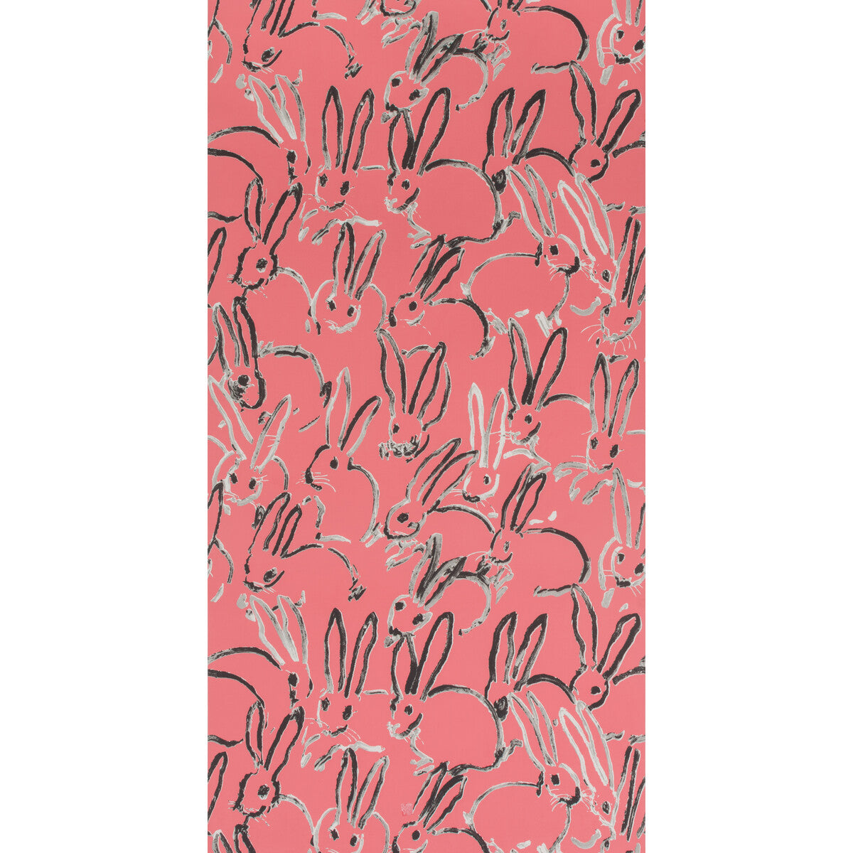 Hunt Slonem x Lee Jofa Modern Hutch Pink Wallpaper