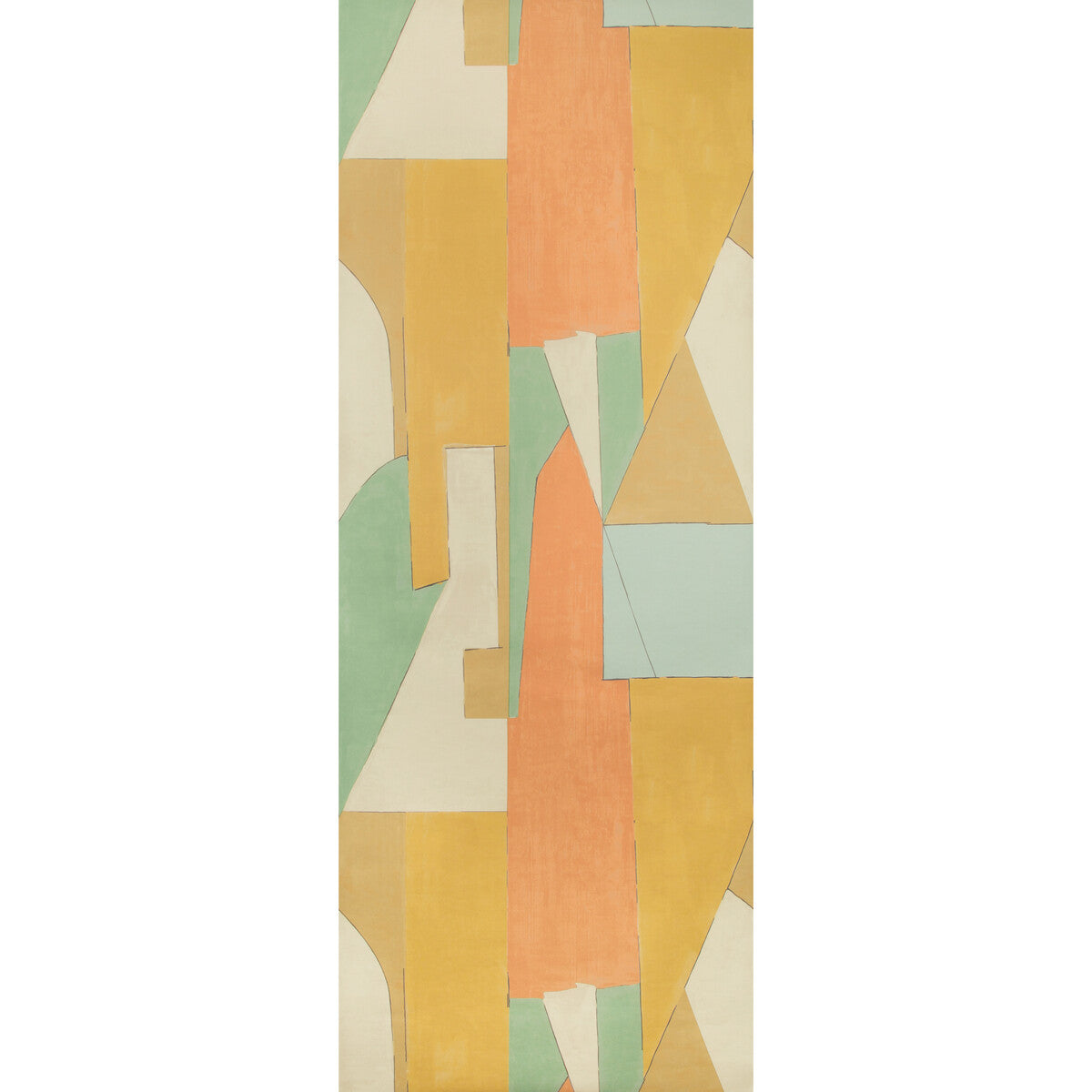 Kelly Wearstler x Lee Jofa Modern District Paper Tawny Wallpaper