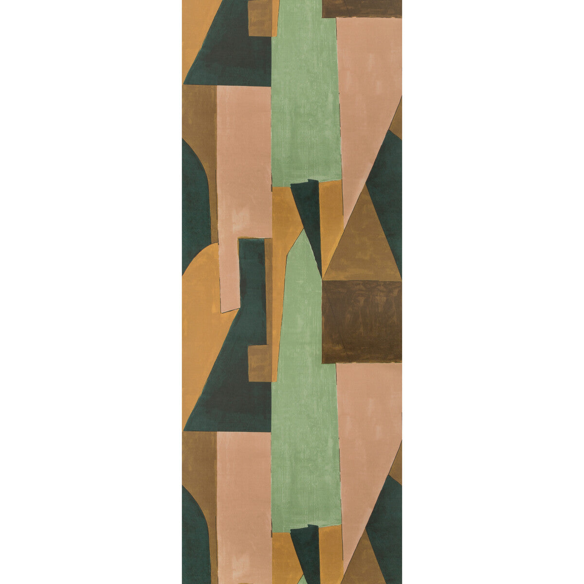 Kelly Wearstler x Lee Jofa Modern District Paper Tobacco Wallpaper