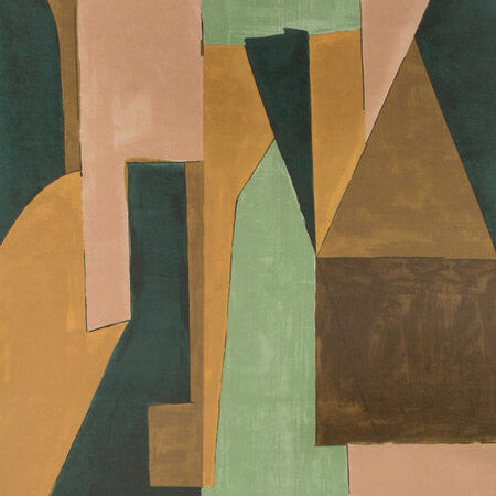 Kelly Wearstler x Lee Jofa Modern District Paper Tobacco Wallpaper