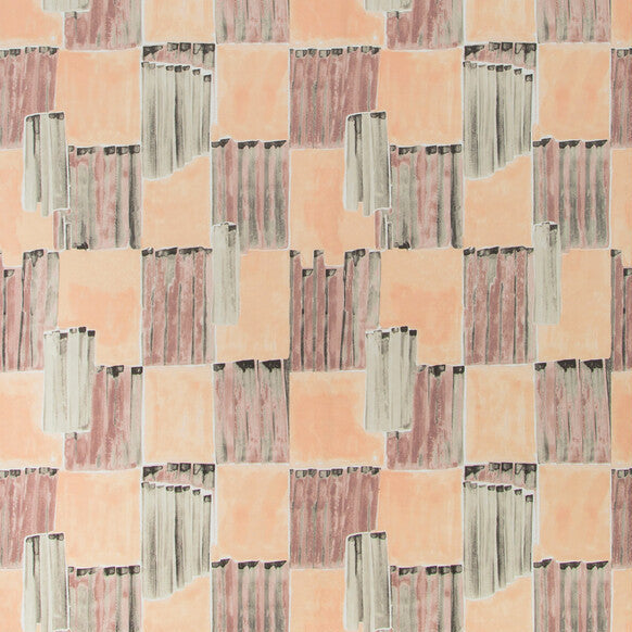 Kelly Wearstler x Lee Jofa Modern Lyre Paper Blushing Wallpaper