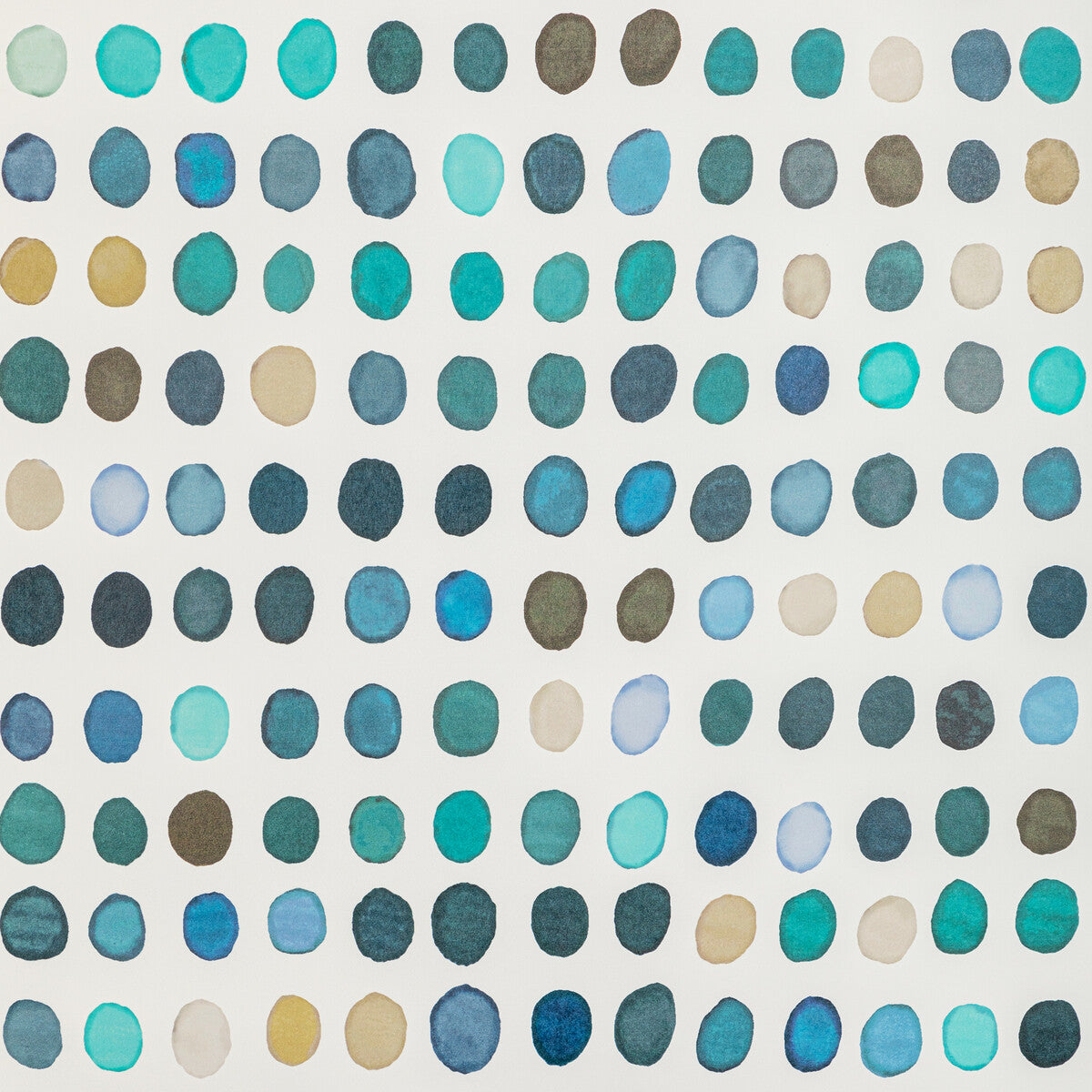 Lee Jofa Modern Twister Paper Denim/Aqua Wallpaper
