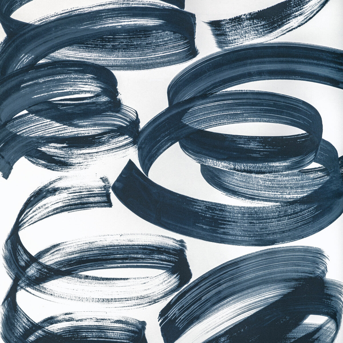 Lee Jofa Rhapsody Modern Laryo Paper Indigo Wallpaper