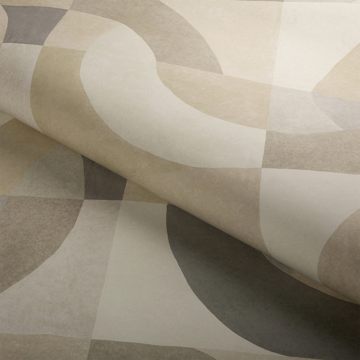 Kelly Wearstler x Lee Jofa Modern Colonnade Paper Parchment Wallpaper