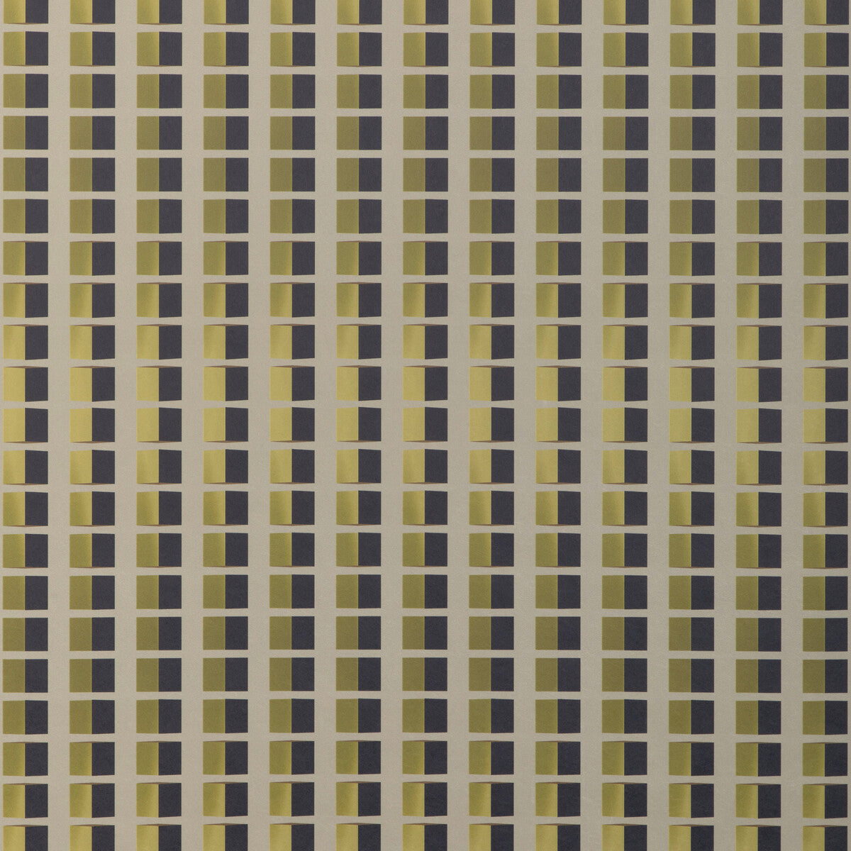 Kelly Wearstler x Lee Jofa Modern Refrakt Paper Citron Wallpaper