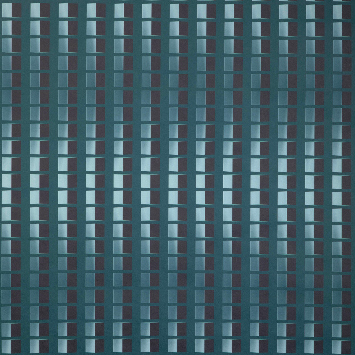 Kelly Wearstler x Lee Jofa Modern Refrakt Paper Peacock Wallpaper