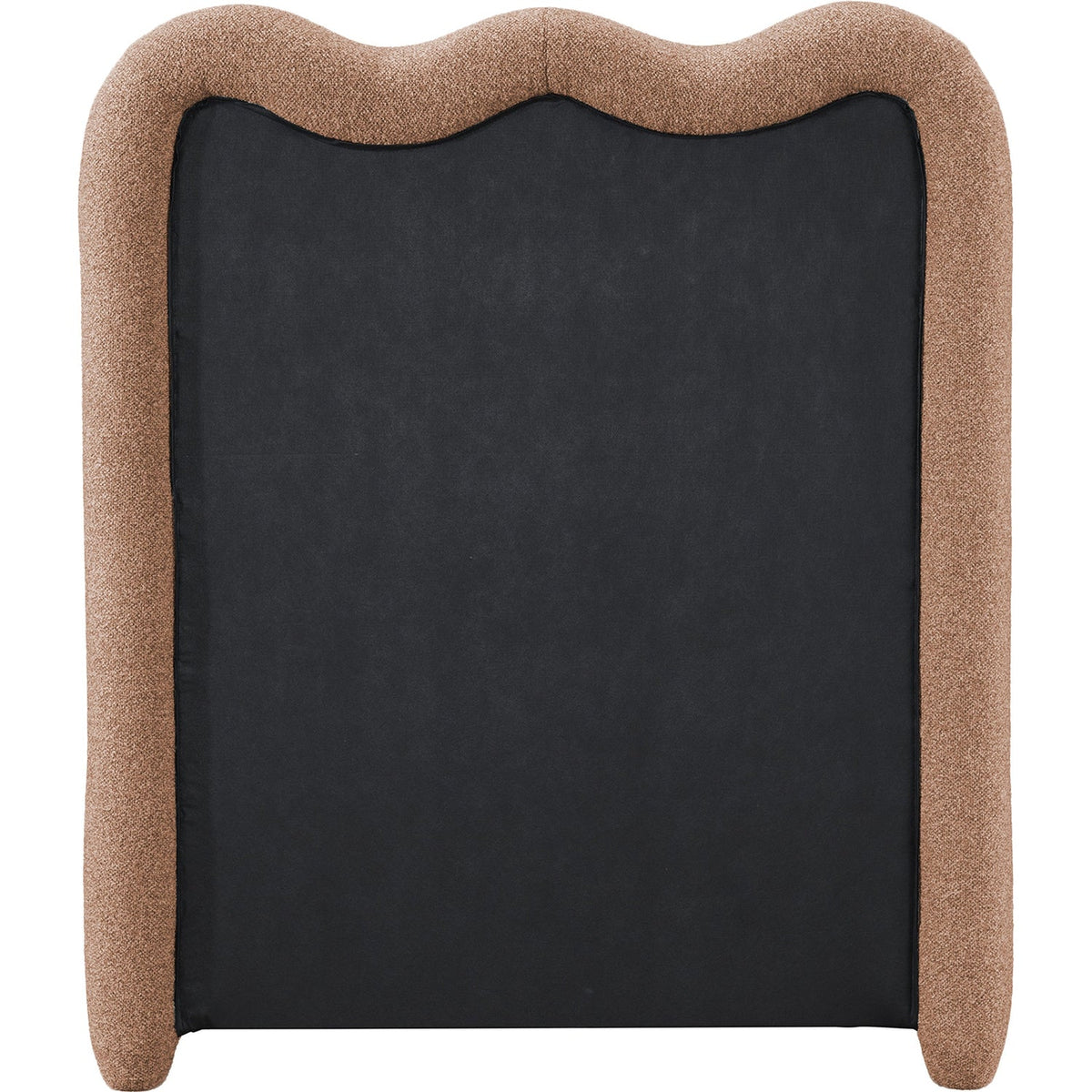 Gavin Cognac Chenille Fabric Upholstered Bed