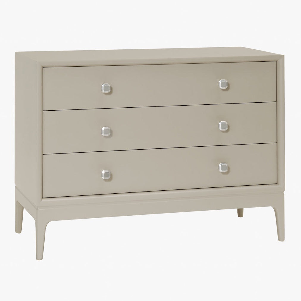 Redford House Griffin 3 Drawer Large Nightstand Set of 2