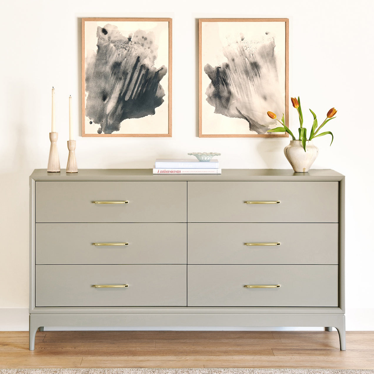 Redford House Griffin 6 Drawer Dresser