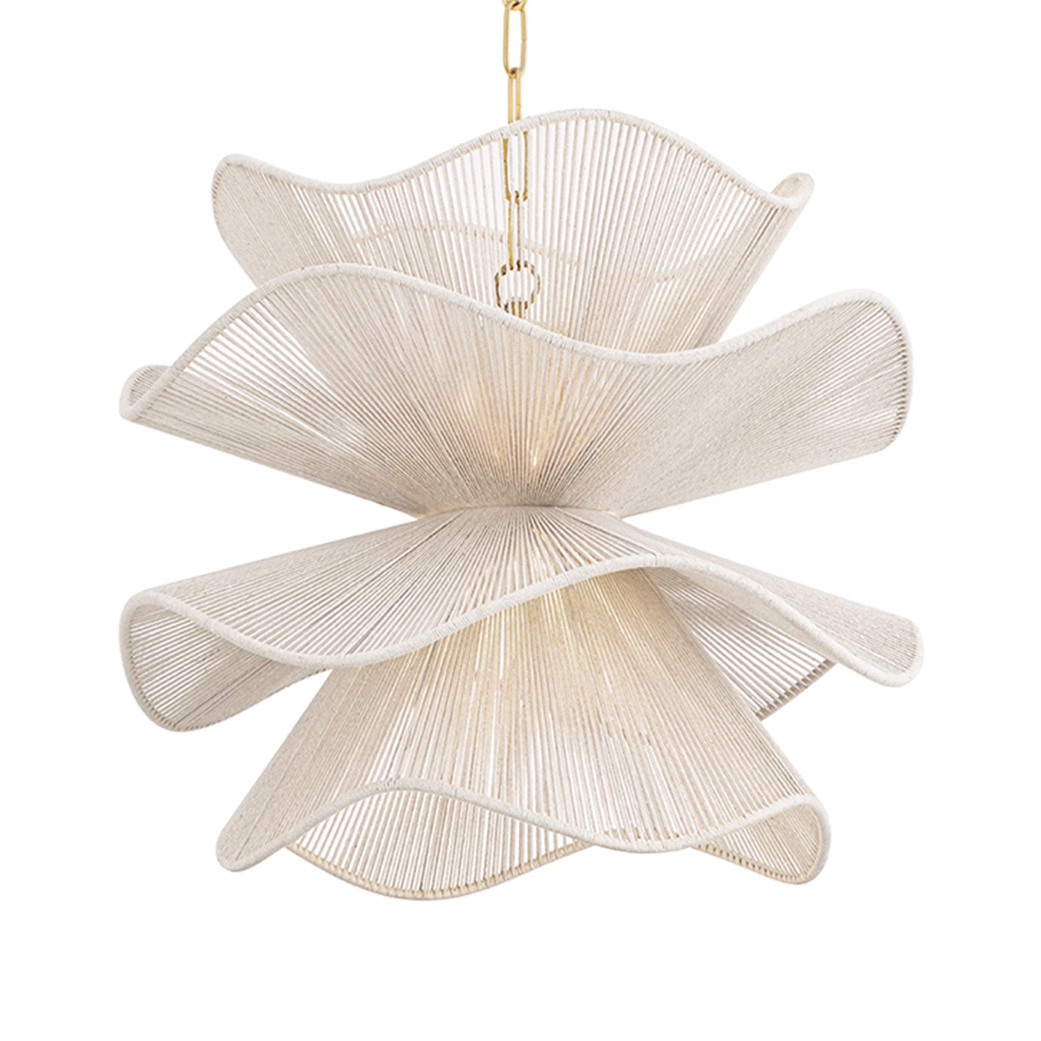 Mitzi Amanda Aged Brass Chandelier