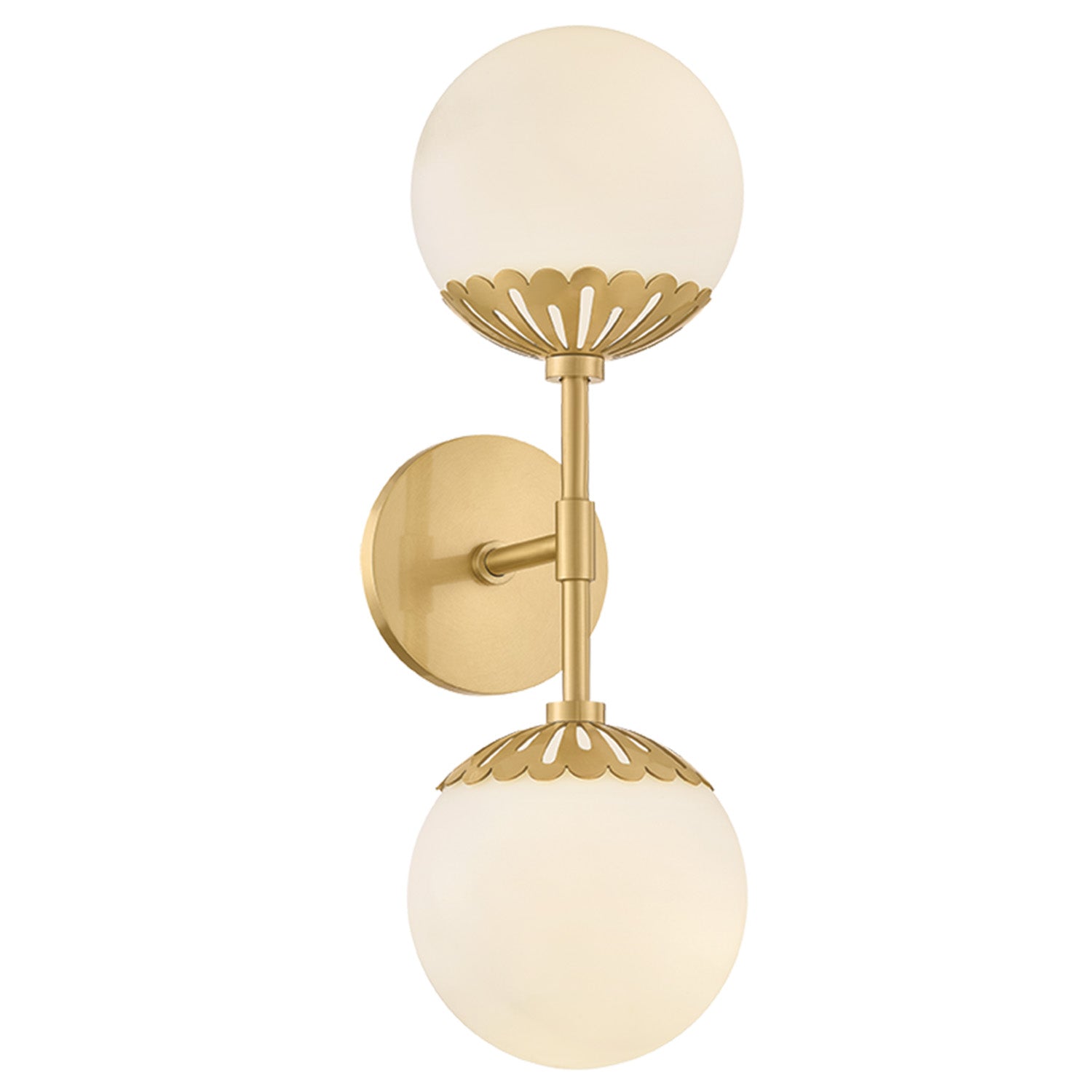 Mitzi Paige Aged Brass Wall Sconce